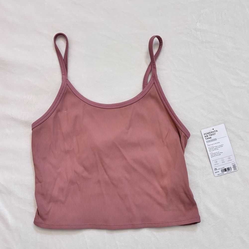 Athleta Powervita Rib Twist Tank